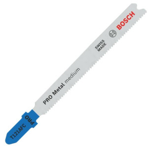 Пиляльне полотно для лобзика Bosch PRO Metal medium T121AFC Jigsaw Blade, 1.2х92 мм, 100 шт