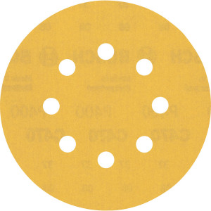 Шліфувальний лист Bosch Expert C470 125 мм Hook Loop, зерно 400, 5 шт