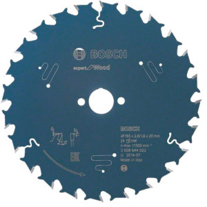 Пиляльний диск Bosch Expert for Wood 165×2,6×20, 24 ATB
