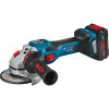 Акумуляторна кутова шліфмашина Bosch GWS 18V-15 SC Professional з регулюванням в L-Boxx 136, 2 акб ProCORE 18V 4.0Ah, з/п GAL 1880 CV