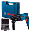 Перфоратор Bosch GBH 220 Professional в чемодані з набором бурів і зубил SDS-plus Mixed Set (11 предметів)