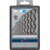 Набір свердел спіральних Bosch PRO Metal HSS-G, 1-10 мм, 10 шт