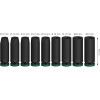 Набір ударних торцевих головок Bosch Pro Impact Socket Deep Set 1/2 10-19 мм, 77 мм, 9 шт