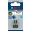 Біти Bosch Pro Pozidriv Impact PZ1, 25 мм, 2 шт