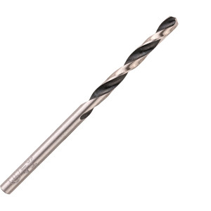 Сверло спиральное Bosch HSS-PointTeQ, 4х43х75 мм, 2 шт