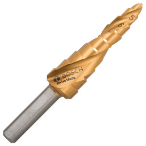 Сверло ступенчатое Bosch HSS-TiN, 9 ступ., 4-12 мм, 6 мм