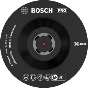 Опорна тарілка Bosch X-Lock на липучці 125 мм