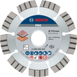 Алмазний круг Bosch Best for Stone 115x22,23x2,2x12 мм