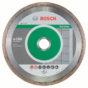 Алмазний диск Bosch Standard for Ceramic 180x22,23x1,6x7 мм, 10 шт