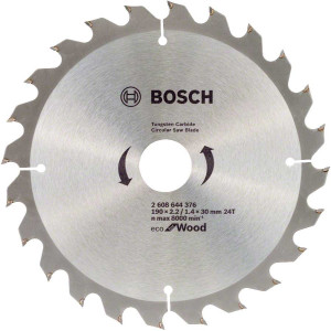 Пиляльний диск Bosch Eco for Wood 190x2,2x30-24T