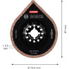 Насадка для затирки швов Bosch Expert AVZ 70 RT4 3 max 70 мм