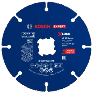 Круг відрізний Bosch Expert Carbide Multi Wheel X-LOCK Cutting Disc 125х22.23 мм, 10 шт