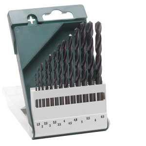 Набір свердел спіральних Bosch HSS-R DIN 338, 1.5-6.5 мм, 13 шт
