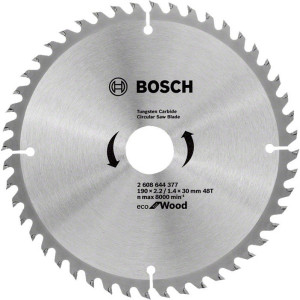Пиляльний диск Bosch Eco for Wood 190x2,2x30-48T
