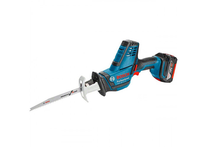 Акумуляторна ножівка Bosch GSA 18 V-LI C Professional з акб GBA 18 V 4,0 Ah, з/п GAL 18V-40 в L-Boxx 136