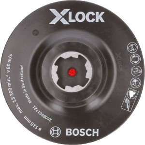 Опорна тарілка Bosch X-Lock на липучці 115 мм