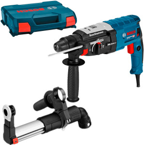 Перфоратор Bosch GBH 2-28 Professional в чемодані з насадкою пиловидалення GDE 16 Plus