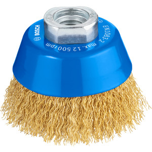 Щетка чашечная Bosch латунь 70 мм, 0,3 мм, M14