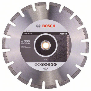 Алмазний диск Bosch Standard for Asphalt 300x20/25.4x2.8x10 мм