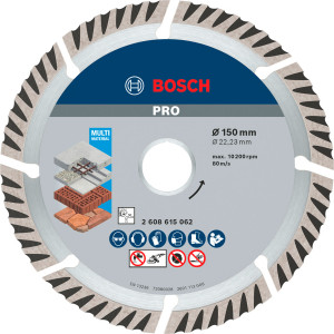 Алмазний диск Bosch Standard for Universal 150x22,23x2,4x10 мм, 10 шт