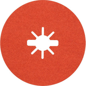 Шліфувальний круг фібровий Bosch X-Lock Expert R782 Prisma Ceramic, 125 мм, G60, 25 шт