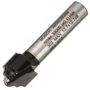 Фреза профильная H Bosch 8 мм, 12,7×12,4×46 мм, R2,4