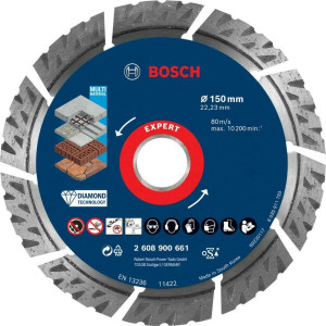 Алмазний відрізний диск Bosch Expert MultiMaterial, 150x2.4х22.23 мм