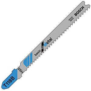 Пильное полотно HSS Bosch, T 118 B, 1,9-2,3×91 мм, 2 шт