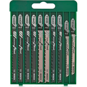 Набор пильных полотен Bosch for Wood, 10 шт