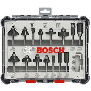 Набор фрез Bosch 6 мм, 15 шт