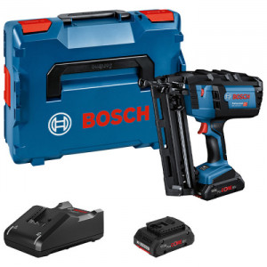 Аккумуляторный гвоздезабиватель Bosch GNH 18V-64 M Professional, 2 акб ProCORE 18V 4.0Ah и з/у GAL 18V-40 Professional, в кейсе (0601481003)