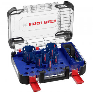 Набор коронок Bosch Expert Tough Material 22, 25, 35, 51, 60, 68 мм, 9 шт (2608900445)