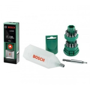 Лазерный дальномер Bosch Zamo + набор бит (06159940JF)
