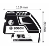 Нівелір лазерний, точковий Bosch GCL 25 BS 150 Professional 