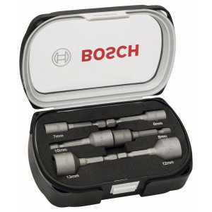 Набор ударных магнитных головок с шестигранным хвостовиком 1/4" Bosch 50 мм, 6 шт (2608551079)