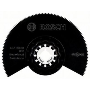 Сегментированное пильное полотно по дереву и металлу Bosch Starlock BIM ACZ 100 BB Wood and Metal (2608661633)