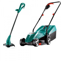 Газонокосилка электрическая Bosch ARM 34+Тример Bosch ART 23 SL