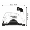 Кожух для отвода пыли Bosch GDE 230 FC-T Professional 