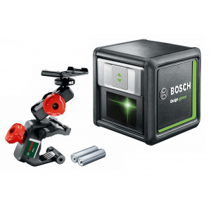 Линейный лазерный уровень Bosch Quigo green (Зеленый луч) + MM2 (0603663C02)