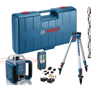 Ротационный лазерный нивелир Bosch GRL 400 H + Лазерный приемник LR 1 + Штатив BT 152 + Кейс (06159940jy)
